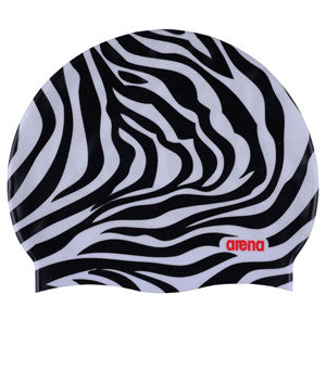 Arena Poolish Zebra Silicone Cap